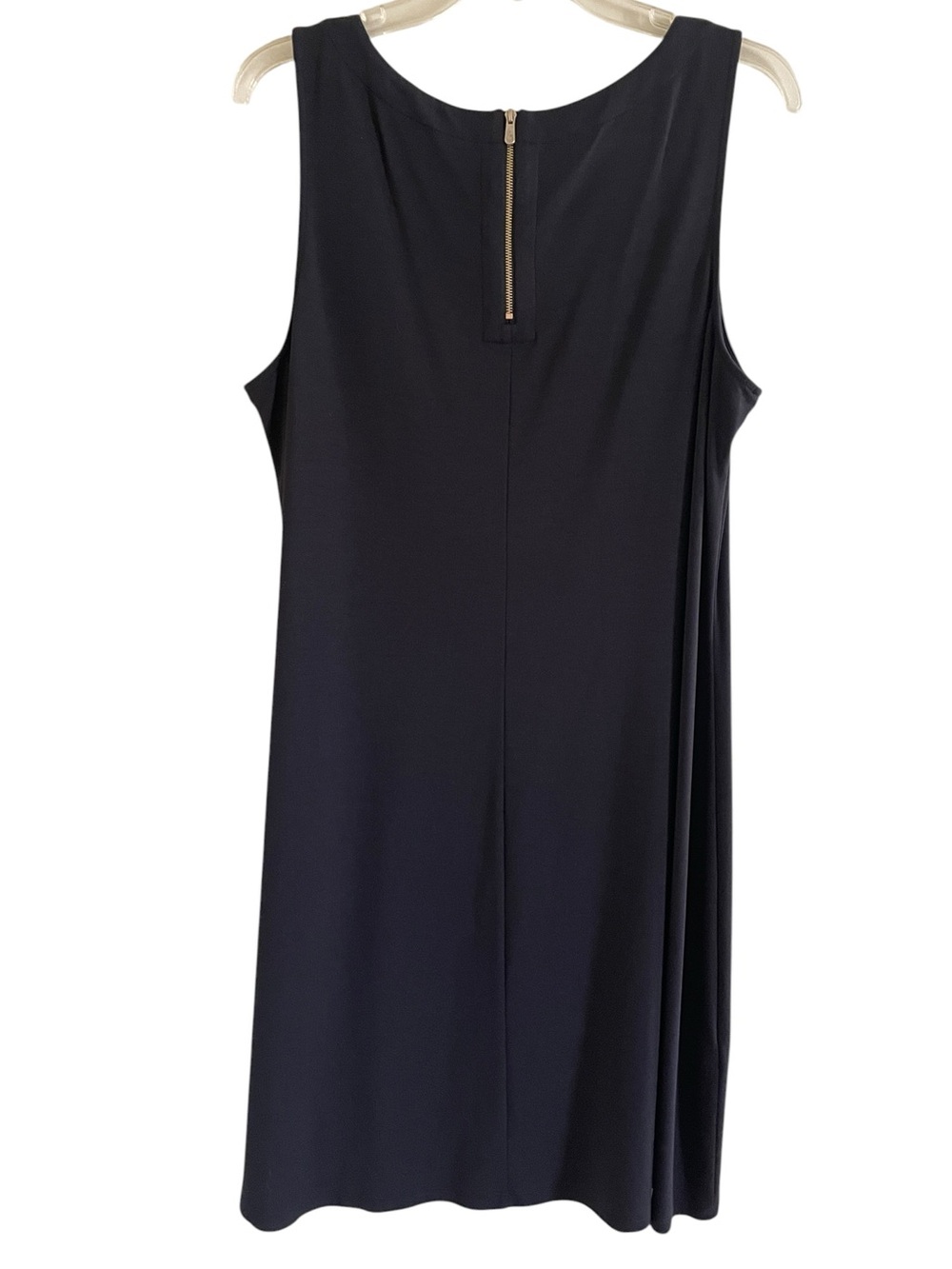 TOMMY BAHAMA LITTLE BLACK DRESS (LBD) EXPOSED ZIPPER SHIFT DRESS - Picture 5 of 8